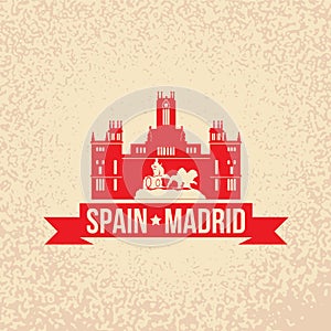 Cybele Palace - The symbol of Spain, Madrid. photo