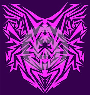 Cyber abstract intricate vector, Tecno lines design.