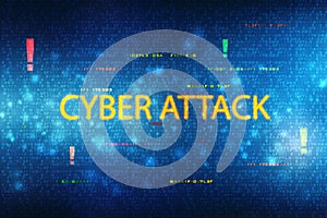 Cyber Attack Background, Cyber Technology Background