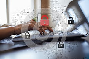 Útok zistenie. celosvetová počítačová sieť a dáta.. súkromia 