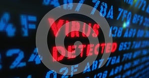 Cyber attack - virus detected