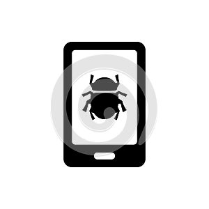 Cyber bug icon