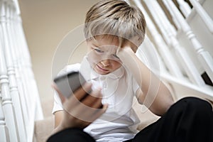 Cyber bullying by phone text message photo