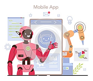 Cyber engineering online service or platform. Robotics' constructing