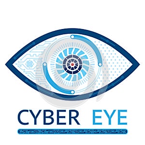 Cyber eye icon