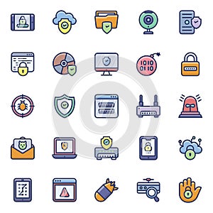 Cyber Hacking Icons Pack