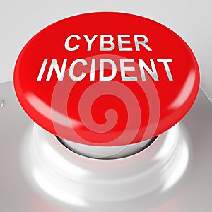 Cyber Incident Data Attack Alert 3d Illustration