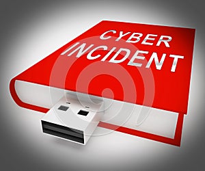 Cyber Incident Data Attack Alert 3d Rendering