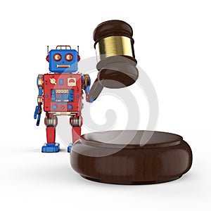 Cyber law concept