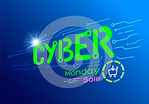 Cyber Monday promotion deals discount online retailer products.