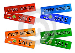 Cyber Monday Sale on Muti Colors Labels