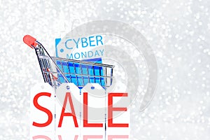 Cyber Monday sale promotion for online shopping