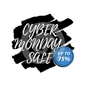 Cyber monday sale splash banner
