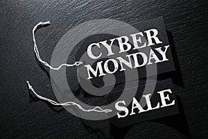 Cyber Monday Sale tag background