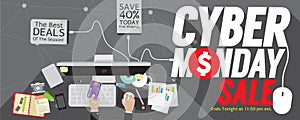 Cyber Monday Super Wide Banner