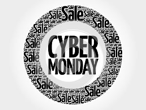 Cyber Monday word cloud