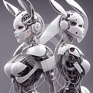 Cyber Punk Girl Easter Bunny Edition Nr6