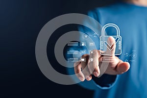 Cyber security approval secure access. data protection, network security, access control, encryption