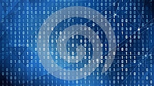 Cyber security in binary connected technology science and cloud computing with encryption key for data protection and online