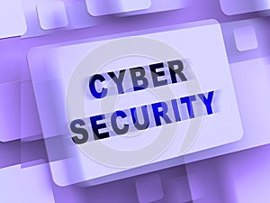 Cyber Security Business System Safeguard 3d Rendering