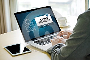 CYBER SECURITY Business, technology,Firewall Antivirus Alert Pro