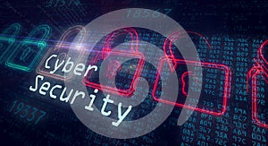 Cyber security concept