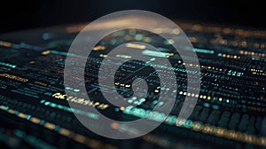 cyber security concept in digital data connect world wide. Generative AI