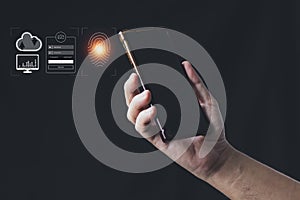 cyber security concept