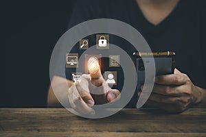 cyber security concept