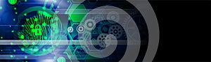 Cyber Security Data hake technology concept.
