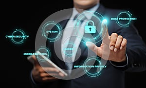 Cyber Security Data Protection Business Technology Privacy concept