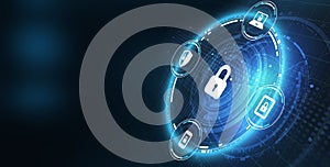 Cyber security data protection business technology privacy concept