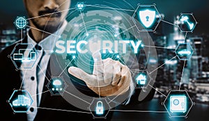 Cyber Security and Digital Data Protection Concept uds