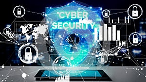 Cyber Security and Digital Data Protection conceptual