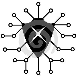 Cyber security icon