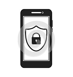 Cyber security icon.