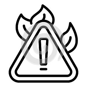 Cyber security icon outline vector. Stop secure