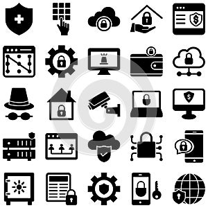 Cyber Security icon which can easily modify or edit