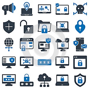 Cyber Security icon which can easily modify or edit