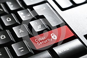 Cyber Security , Keyboard button enter symbol