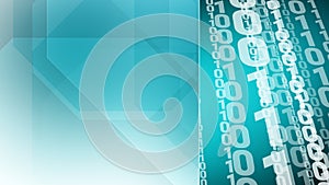 Cyber crime creative layout with technology background and binary code for data security presentation and marketing concept