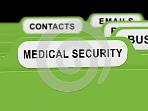 Cyber Security Medical Hack Protection 3d Rendering