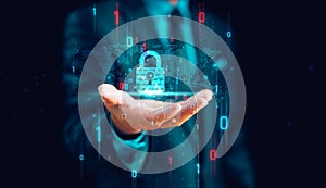 Cyber security privacy concept