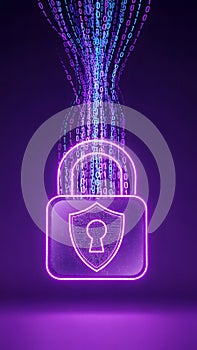 Cyber Security Secure Data Flow Digital Protection