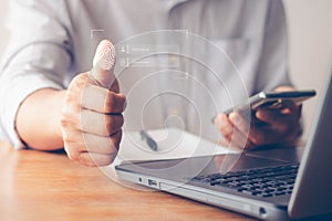 Cyber security in two-step verification, Login, User, identification information security and encryption, Account Access app