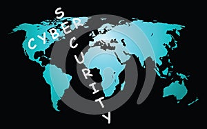 Cyber security world map
