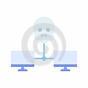 Cyber System icon vector image.