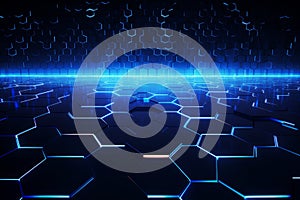 Cyber technology backdrop