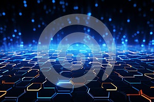 Cyber technology backdrop