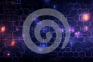 Cyber technology backdrop